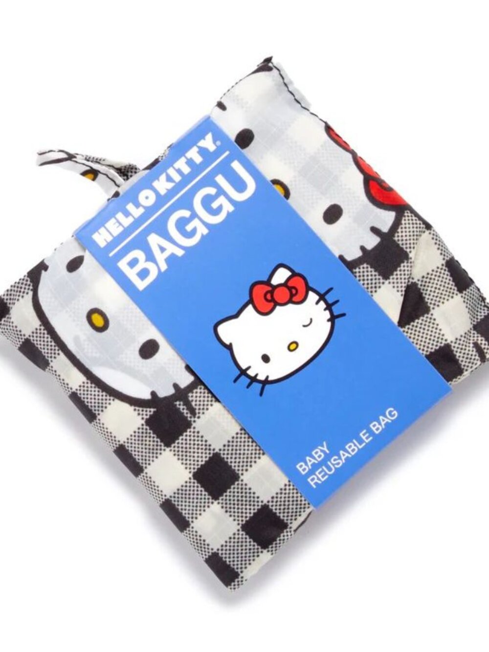 NWT Baby Baggu - Hello Kitty Black Gingham